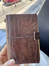 Load image into Gallery viewer, Middle Earth Map Leather Journal Handmade Fully 100 Percent Genuine Leather