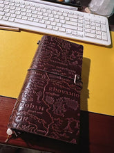 Load image into Gallery viewer, Middle Earth Map Leather Journal Handmade Fully 100 Percent Genuine Leather