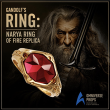 Load image into Gallery viewer, Ring of Barahir Lord of the Rings HOBBIT Prop Replica
